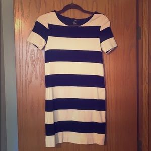 Striped mini dress